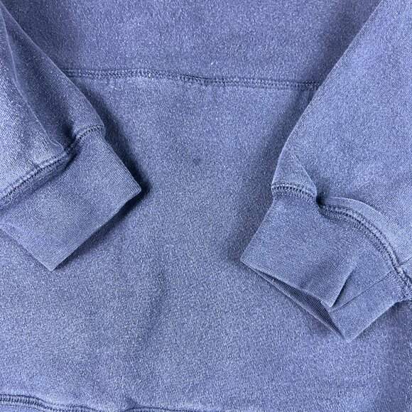 Champion Georgia Tech Yellow Jackets Sweatshirt Adult Large Blue Faded Hoodie - Picture 3 of 16